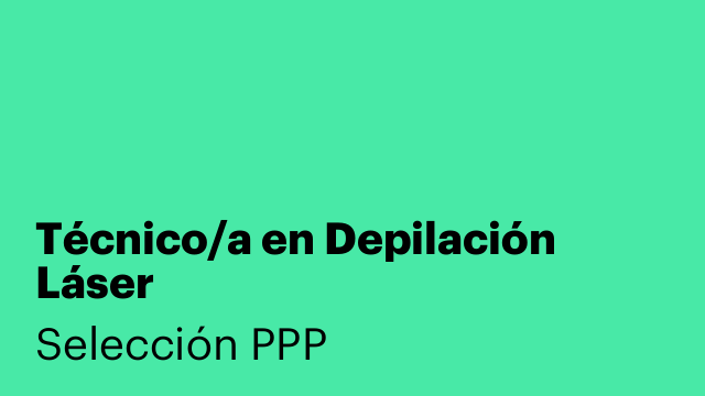Técnico/a en Depilación Láser
