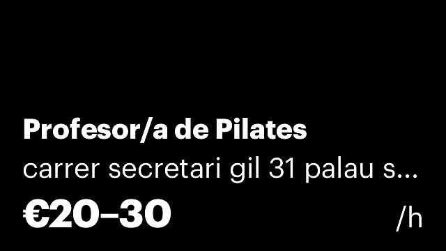 Profesor/a de Pilates