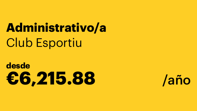 Administrativo/a