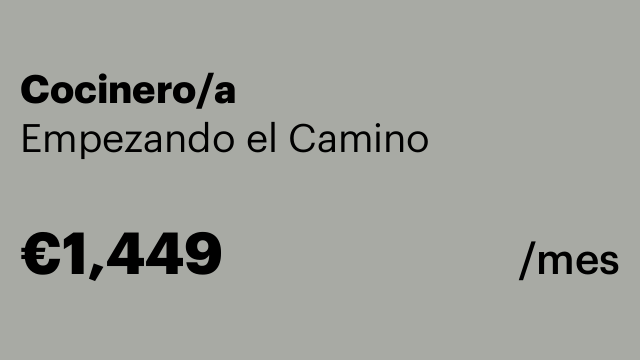Cocinero/a
