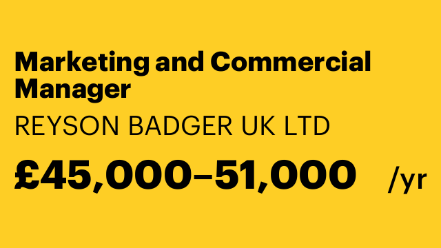 Marketing and Commercial Manager