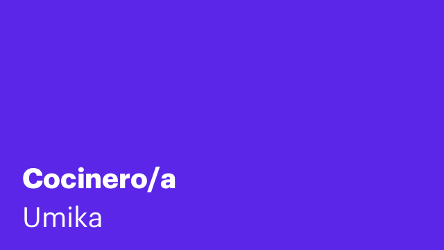 Cocinero/a
