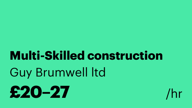 Multi-Skilled construction