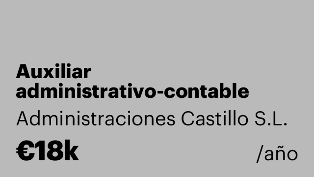 Auxiliar administrativo-contable