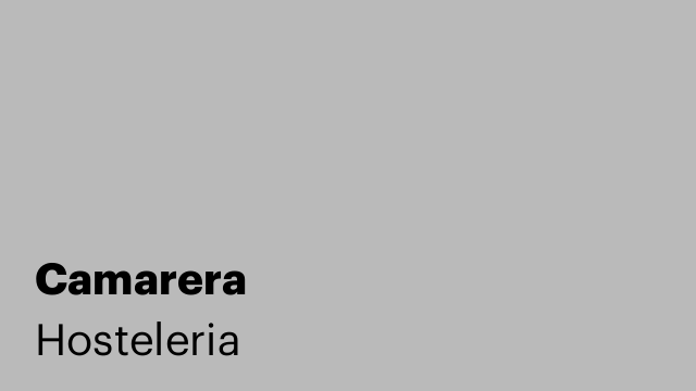 Camarera