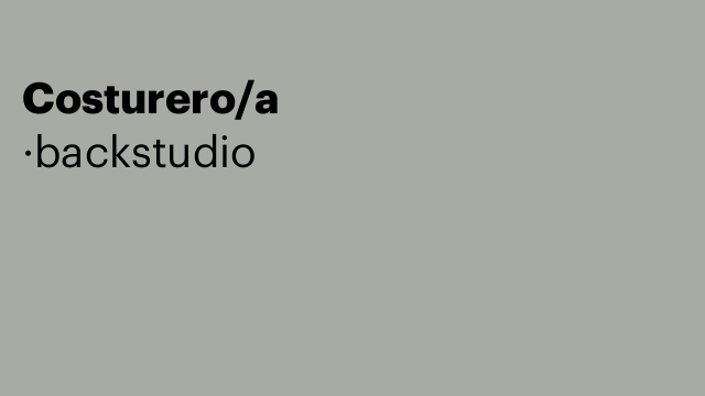 Costurero/a