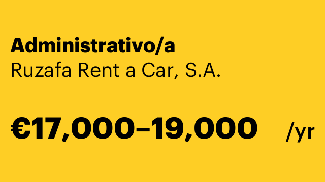Administrativo/a