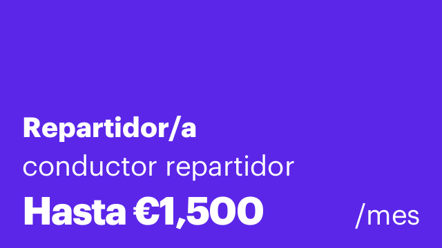 Repartidor/a