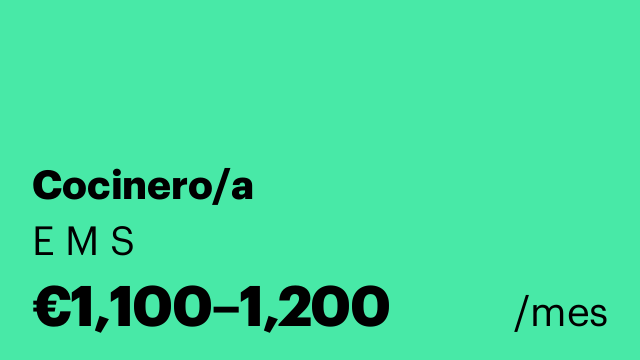 Cocinero/a