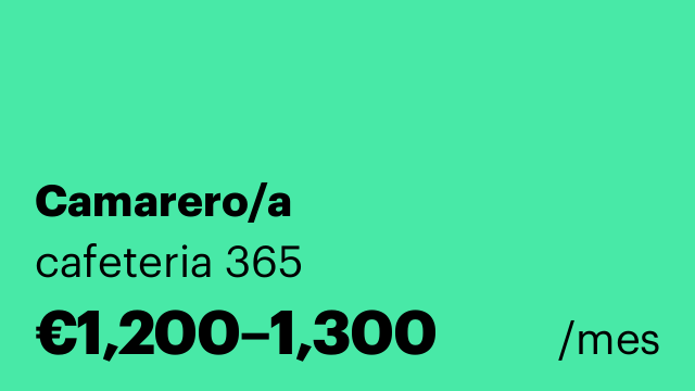 Camarero/a