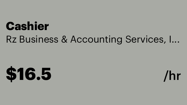 Cashier