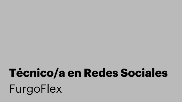 Técnico/a en Redes Sociales