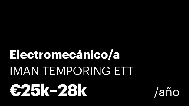 Electromecánico/a
