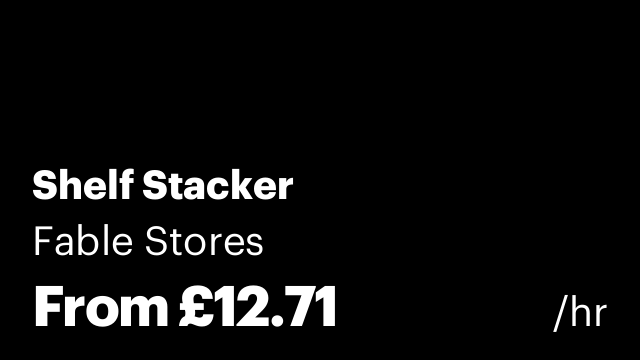 Shelf Stacker
