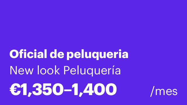 Oficial de peluqueria