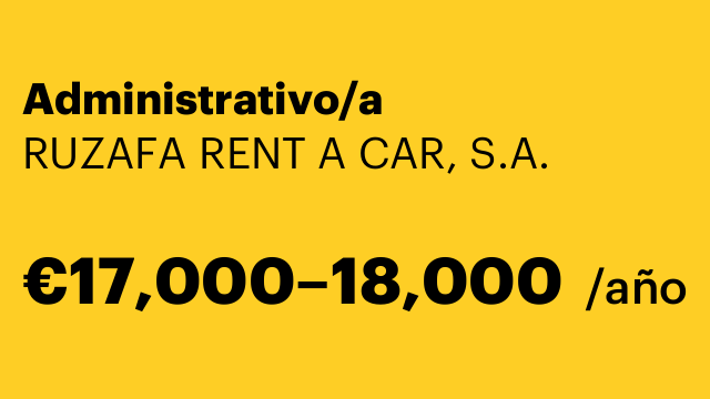 Administrativo/a