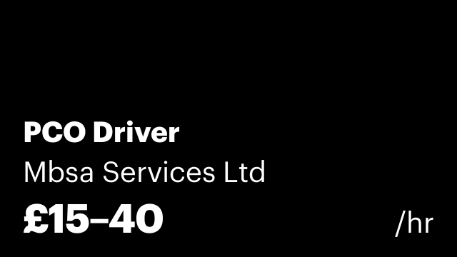 PCO Driver