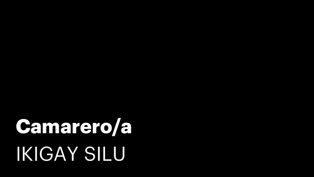 Camarero/a