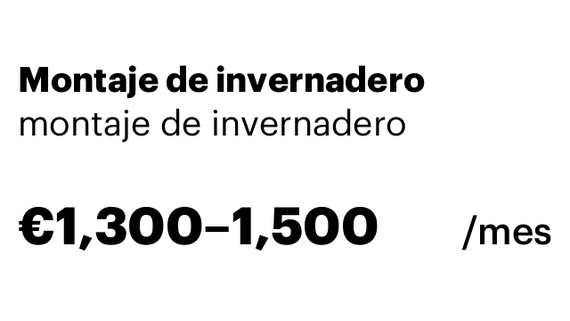 Montaje de invernadero