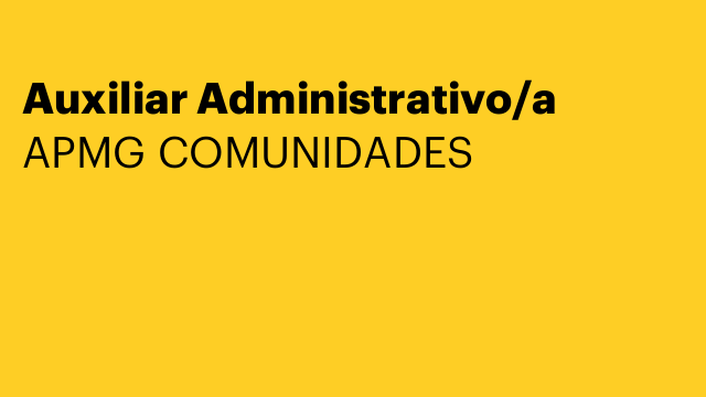 Auxiliar Administrativo/a