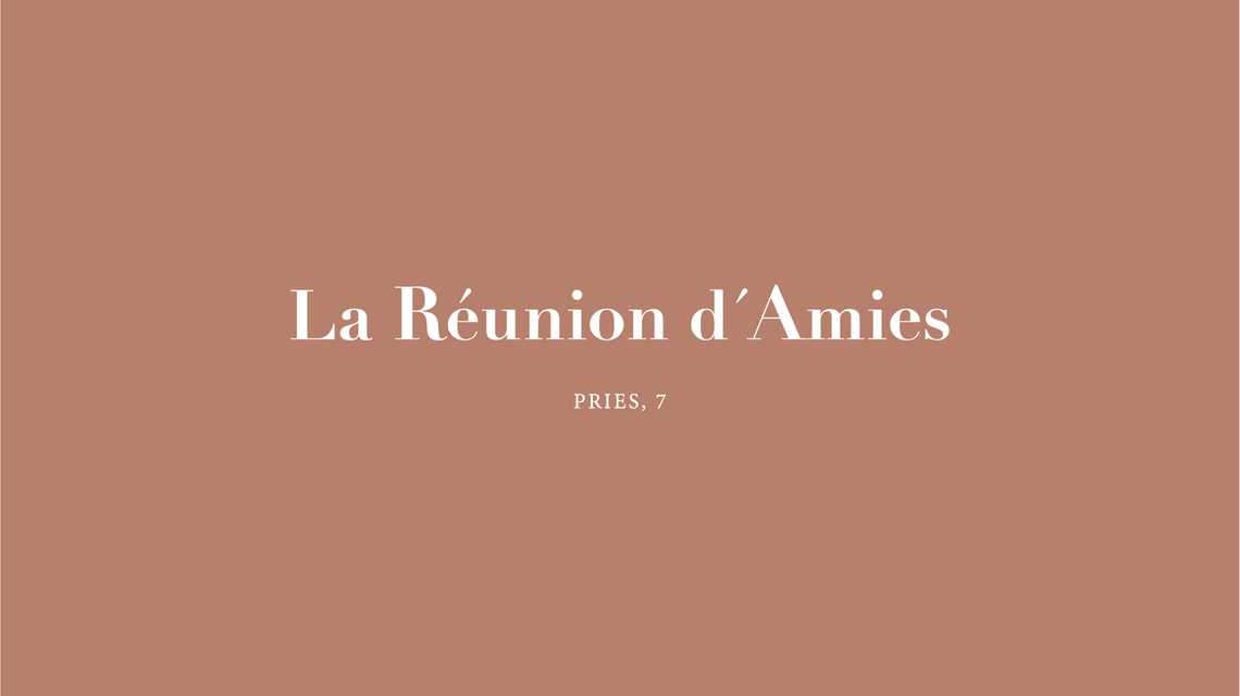 La Réunion d'Amies cover image