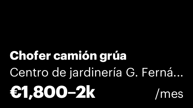 Chofer camión grúa