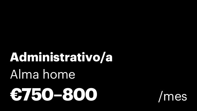 Administrativo/a