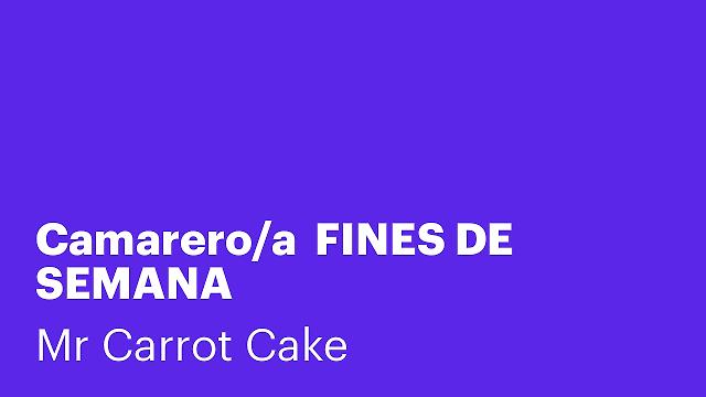 Camarero/a  FINES DE SEMANA