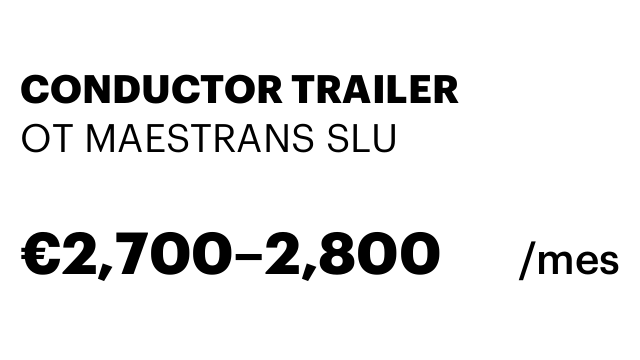 CONDUCTOR TRAILER