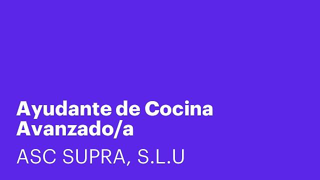 Ayudante de Cocina Avanzado/a