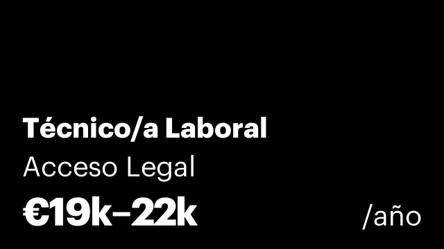 Técnico/a Laboral