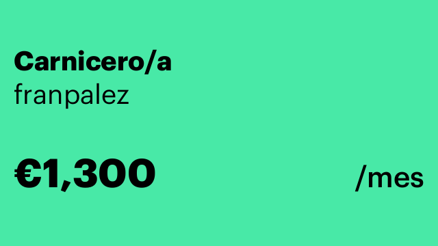 Carnicero/a