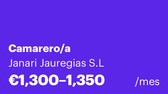 Camarero/a