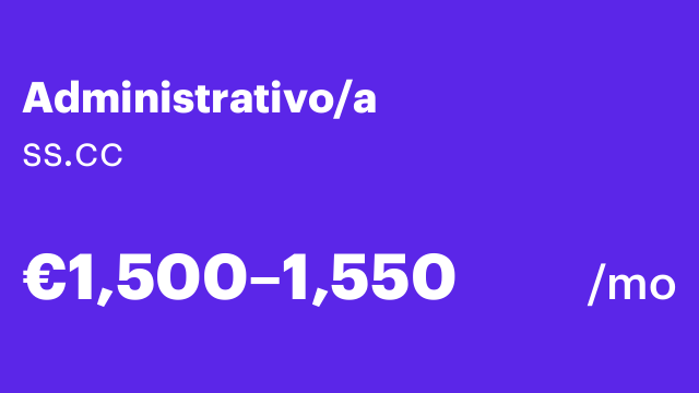 Administrativo/a