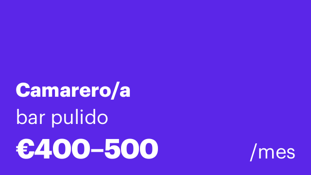 Camarero/a