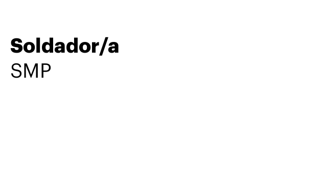 Soldador/a