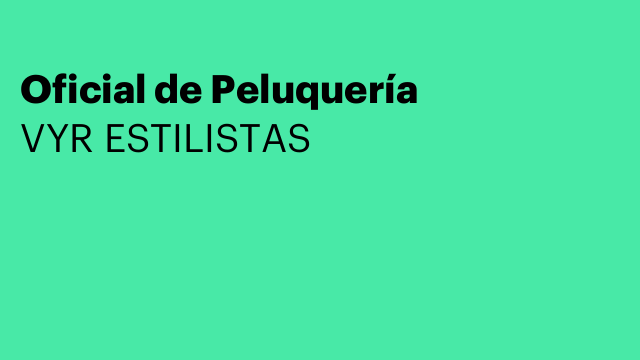 Oficial de Peluquería