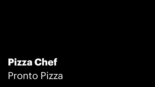 Pizza Chef