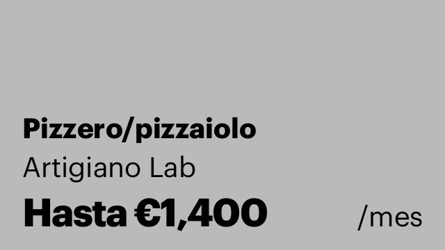 Pizzero/pizzaiolo