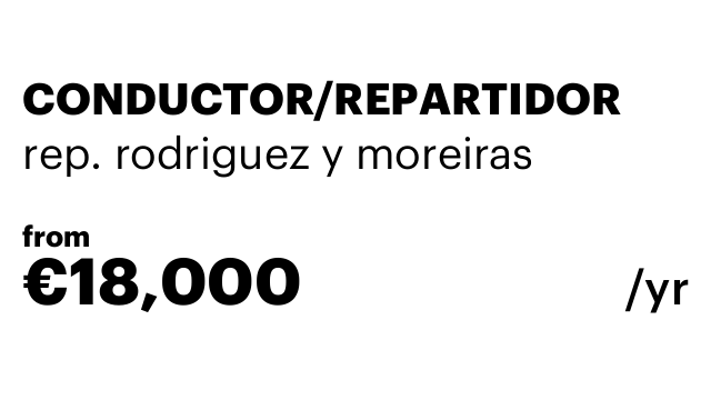 CONDUCTOR/REPARTIDOR