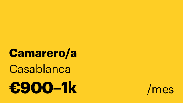 Camarero/a