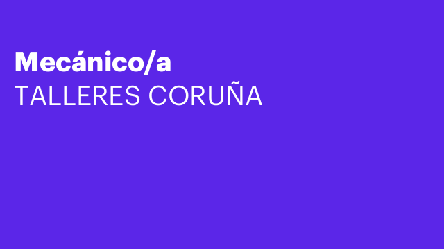 Mecánico/a