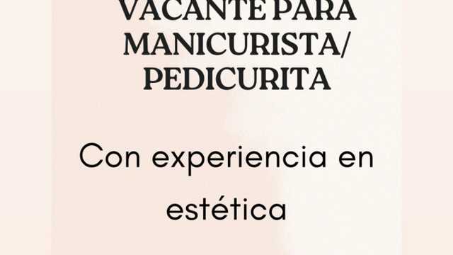 Manicurista y Pedicurista