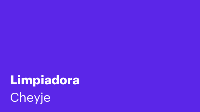Limpiadora
