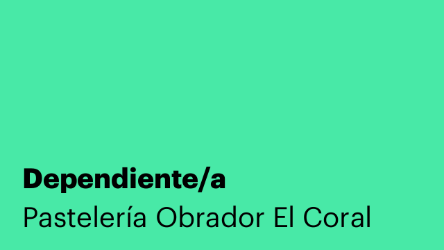Dependiente/a