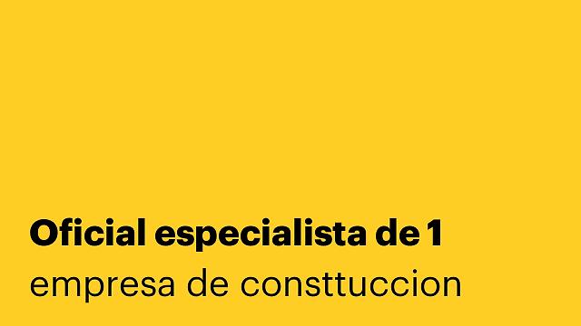 Oficial especialista de 1