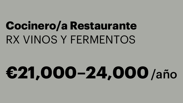Cocinero/a Restaurante