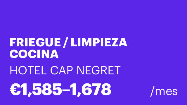 FRIEGUE / LIMPIEZA COCINA