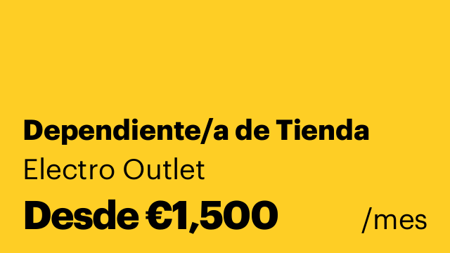 Dependiente/a de Tienda