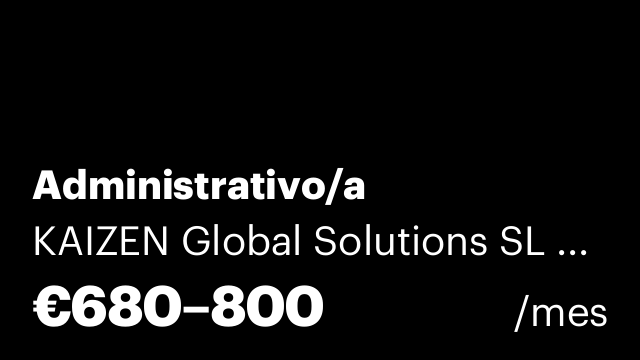 Administrativo/a